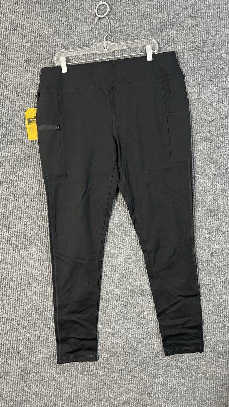 Carhartt Force Fitted Lightweight Utility Legging Womens XL Tall Black Fitted